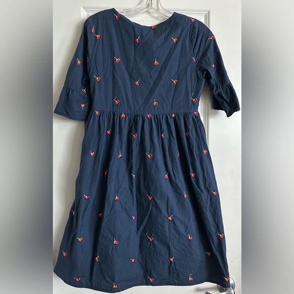 Tea N Rose Anthropolgie Cotton Dress Embroidered - Picture 7 of 10